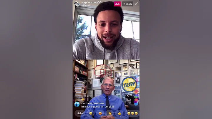 📱 Bonus 6 mins of STEPHEN CURRY x DR. FAUCI Q&A livestream (w/ Obama+ comments! @stephencurry30)