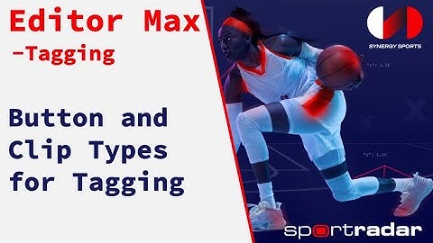 Button and Clip Types for Tagging in the Synergy Editor Max