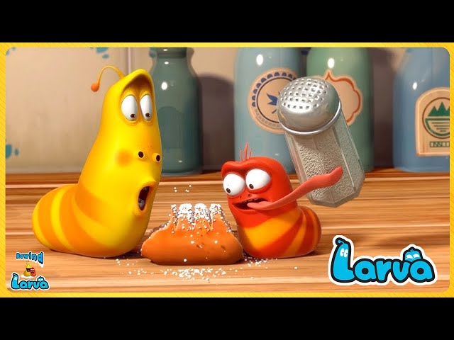 Larva Eat Less Salt ( Season3) 🍟 Larva Cartoons - Comics | Larva Official 🥟 New Cartoon Comedy 2023 class=