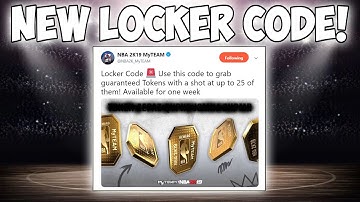 FREE LOCKER CODE! TOKENS! THANK YOU RONNIE 2K! | NBA 2K19 |