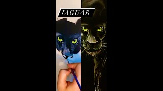 كيفية رسم فهد أسود حقيقي الجاكوار الاسرع في عالم الحيوان how to draw a jaguar easy step by step