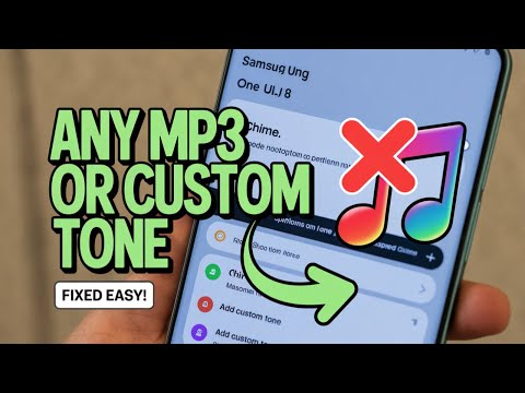 Samsung Notification Sounds Fix Set ANY MP3 Alert In One UI 8 Advanced Tutorial 