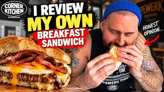 I Eat A Sausage, Steak Canadian, Cheese & Beans Sandwich