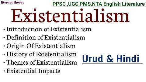 Existentialism | Existentialism Movement | Existential Impacts #existentialnihilism
