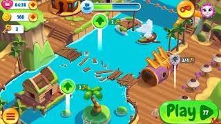 Talking Tom Pool level 76 walkthrough
