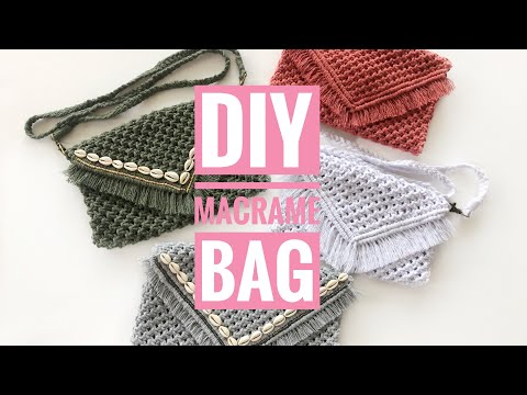 DIY | Macrame Bag Tutorial | Boho Macrame Bag