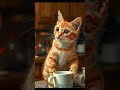 Cat Makes Coffee Better Than You ☕ #CatBarista #MorningWithCats