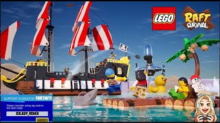 PIRATE LOVERS LEGO Raft Survival Fortnite
