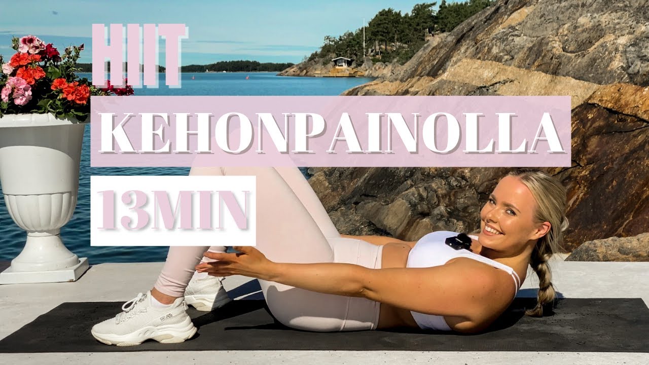 HIIT KEHONPAINOLLA - koko kropan super treeni tehtäväksi missä vain