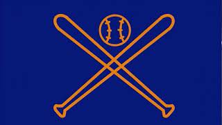 Crossed Baseball Bat and Ball Neon Sign 2D Animation