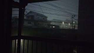 2026.8.27未明 猛烈な雷雨@茨木市 茨木市 天気