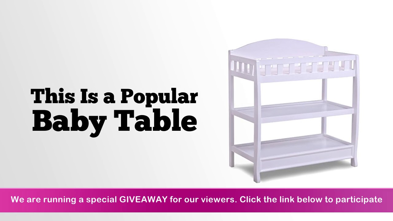 delta children infant changing table