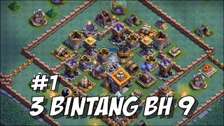 [#1] 3 Bintang Builder Hall Level 9 (BH9) Builder Base ~ COC Indonesia