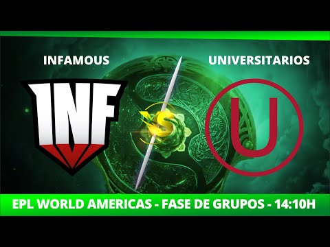 [PT-BR] INFAMOUS(BRASIL) X UNIVERSITARIOS - EPL AMERICAS GROUP STAGE - @JAPALOKY !lojinha !link !pix