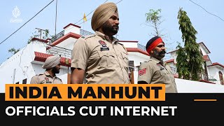 India cuts internet to millions of people in Punjab manhunt | Al Jazeera Newsfeed