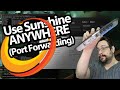 Access sunshine anywhere port forwardingfirewall tutorial