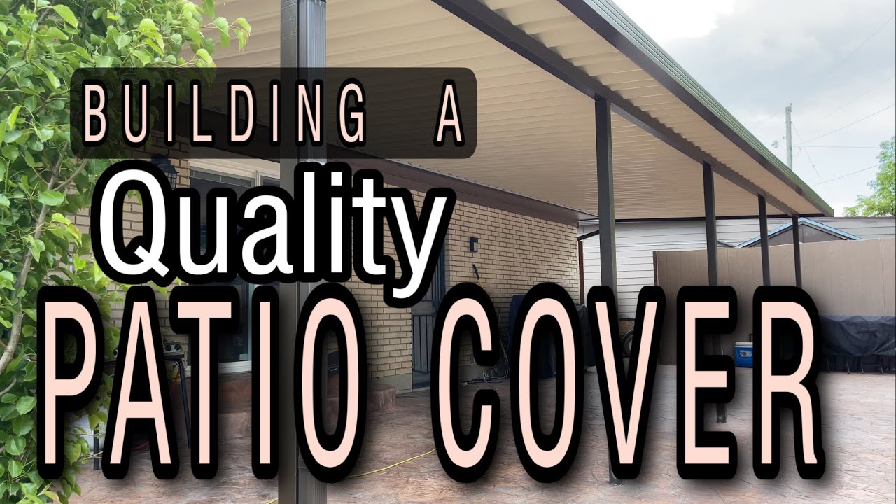 QUALITY PATIO COVER  In 11 Minutes