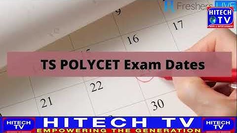 TS POLYCET 2022 notification released۔