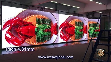 ICE Examples of Fine Pitch LED screens for video wall installations