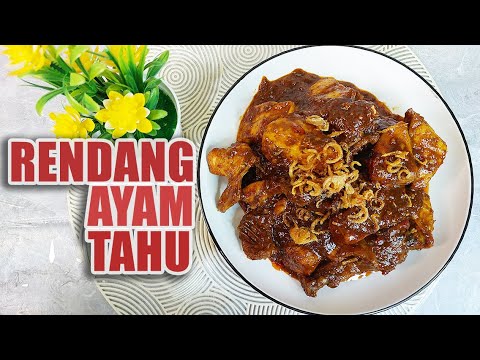 Resep Rendang Ayam Tahu Tempe