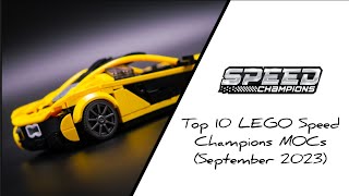 Top 10 LEGO Speed Champions MOCs (for September 2023)
