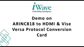 ARINC818 Real-time video converter modules for Avionics application screenshot 5