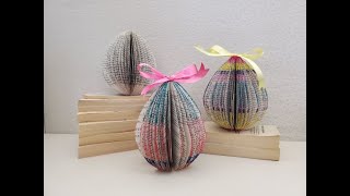 Ep. 7 How to make a book page Easter egg | April 2021