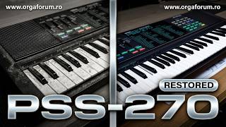 YAMAHA PSS 270 4K FULL RESTORATION by 80s Keyboard Museum - YouTube