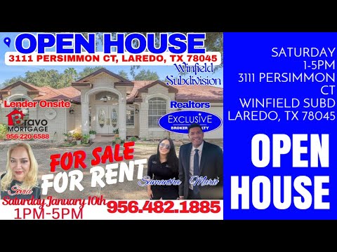 3111 Persimmon Ct, Laredo, TX home video tour