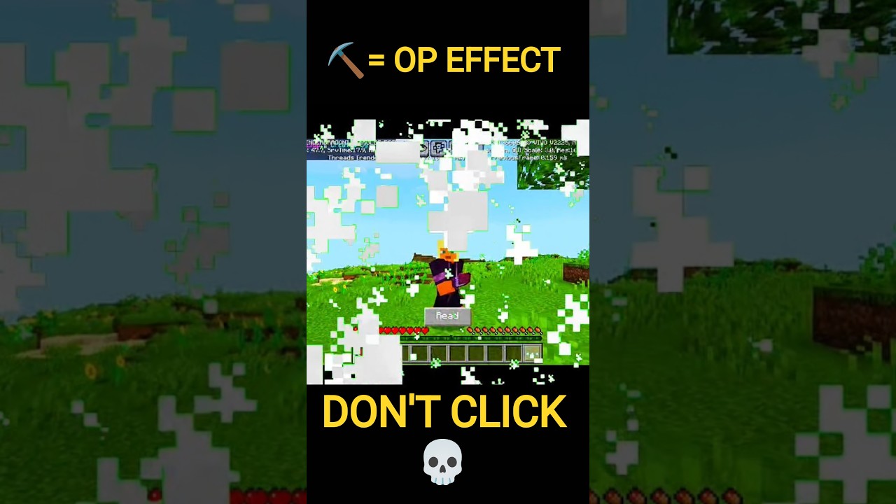 MINECRAFT BUT MINING GIVES OF EFFECTS