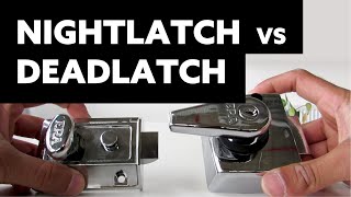 Klevio Support: The difference between a nightlatch & a deadlatch