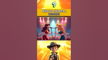 Who Is the Real Singer? Riddle Time Quiz  #logicpuzzles #brainteasers #riddleoftheday