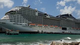MSC Meraviglia in Willemstad, Curaçao