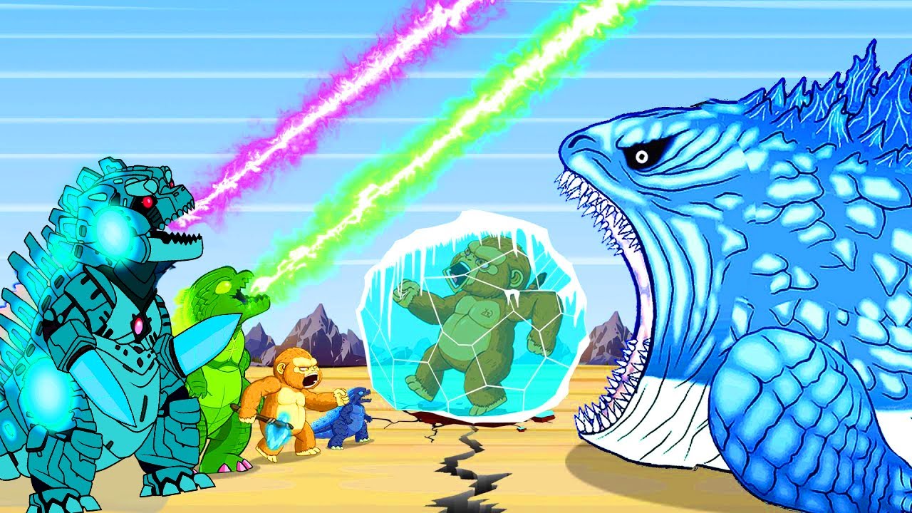 Team Godzilla & Kong Vs Ice Bloop: Who Is The Strongest Monster | Revolt Of Beasts