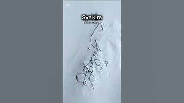 Subscribe and Comment your Name ❤️√ #shorts #signature #calligraphy #youtubeshorts