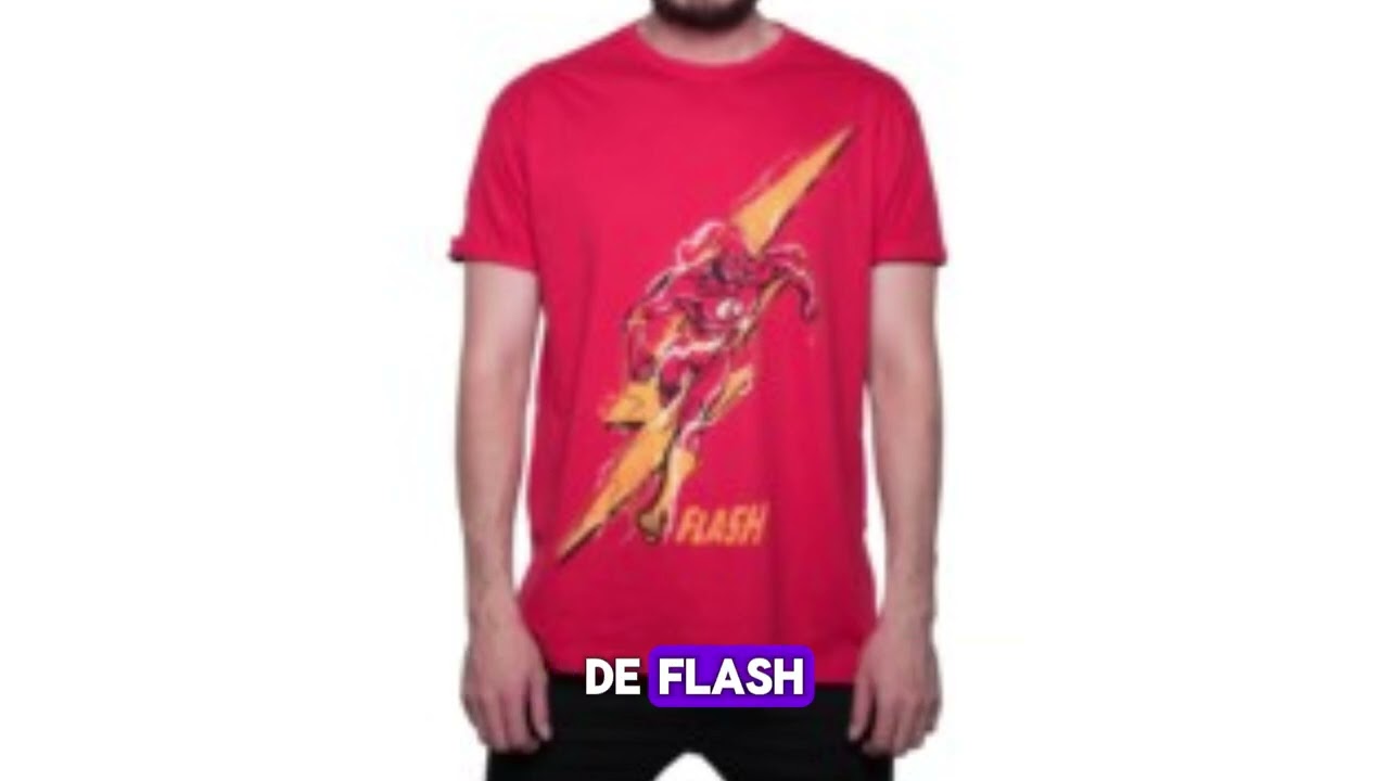 PLAYERA THE FLASH RUN FOIL
