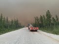 Through forest fires in Yakutia on SCANIA TRUCK. Сквозь лесные пожары в Якутии на Скании с тралом.