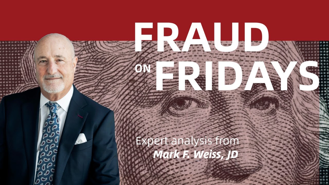 Fraud on Fridays: Deceit Was in His Genes