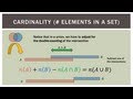 Finite Math: Venn Diagram Union Cardinality