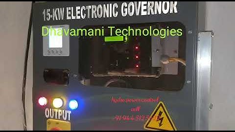 15 KW micro hydro power , governor - ELC electronic load controller