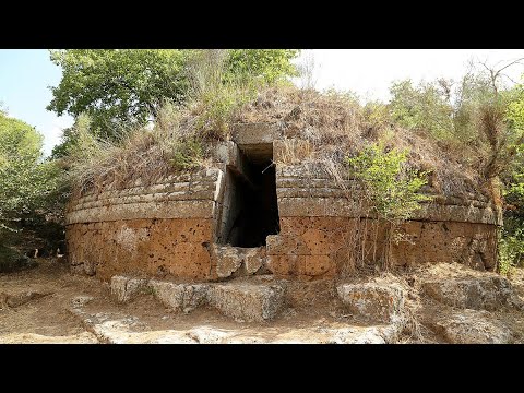 Necropolis of Banditaccia, Cerveteri, Roma, Lazio, Italy, Europe