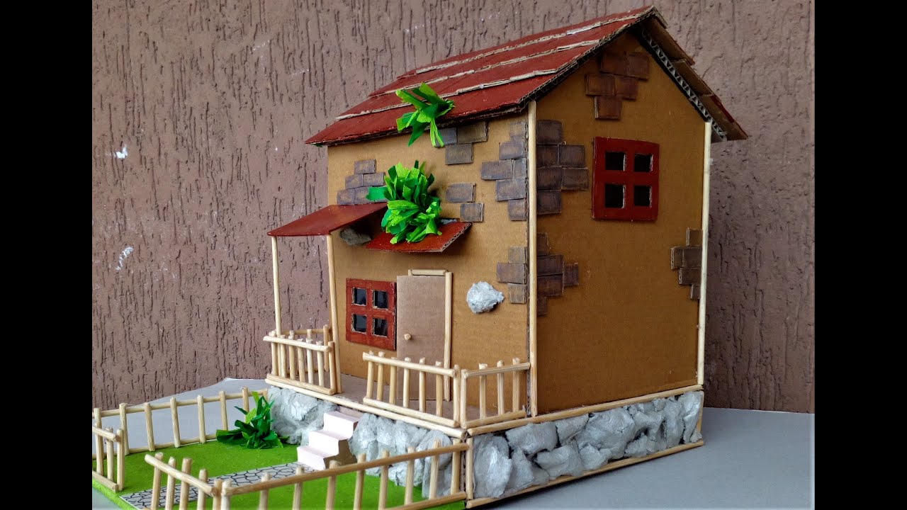 creare una casa in miniatura - how to make a miniature house