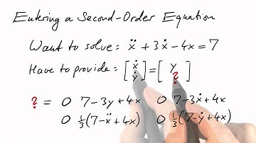 Entering Equations - Differential Equations in Action