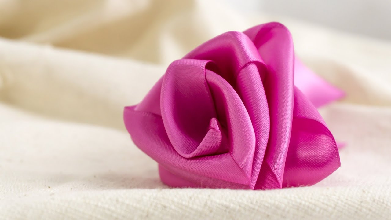 How to make Super Easy Ribbon Roses: DIY Flowers by HandiWorks