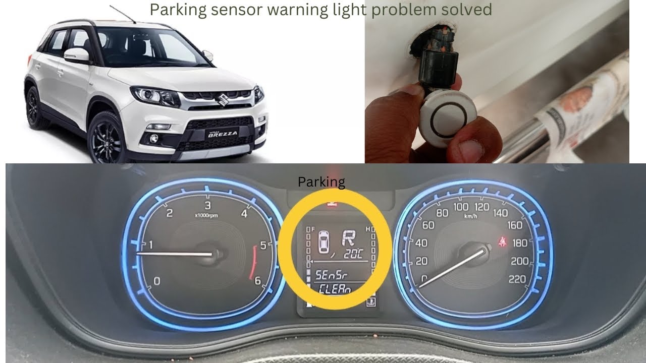 brezza parking sensor warning light problem how to solve.technology brezza parkingsensors