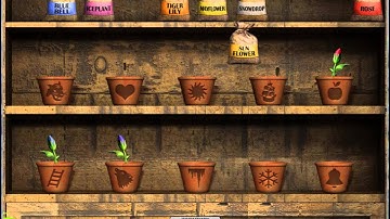 Castle Chapter 5 Saunders house Flower Pots and Seeds mini game puzzle walkthrough