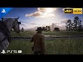 Red Dead Redemption 2 PS5 PRO HDR 4K Ultra Realistic Graphics Free Roam Mission mp3
