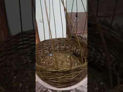плетение цилиндрической корзины