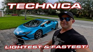 LIGHTER AND FASTER THAN THE STO! * Lamborghini Huracan Tecnica Weighed, Reviewed and Tested