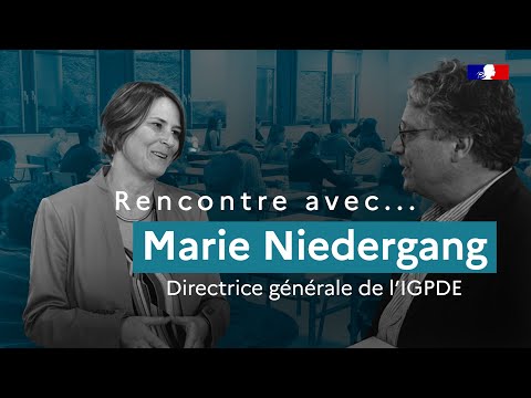 Rencontre avec Marie Niedergang, directrice générale de l'IGPDE
